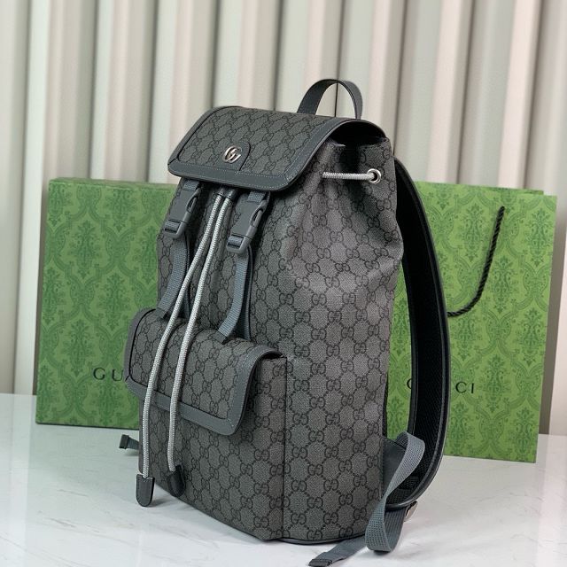 GG original canvas ophidia small backpack 792114 grey