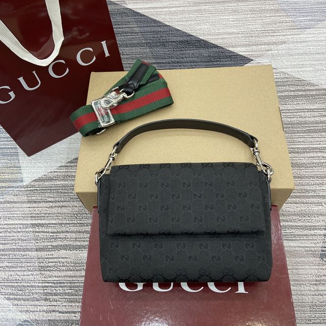 GG original canvas small crossbody bag 821617 black