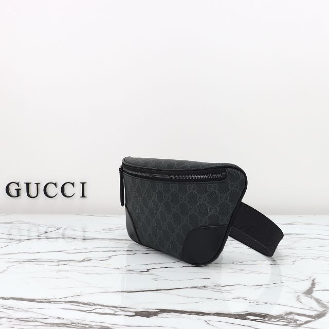 GG original canvas emblem medium belt bag 821162 black