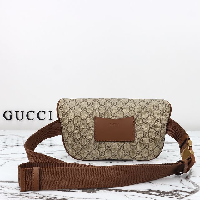 GG original canvas emblem medium belt bag 821162 brown