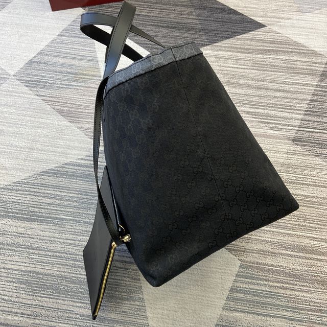GG original canvas totissima medium tote bag 788203 black