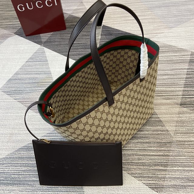 GG original canvas totissima medium tote bag 788203 brown