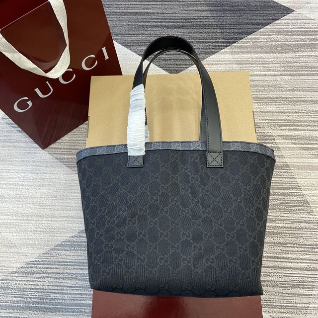 GG original canvas totissima small tote bag 788211 black