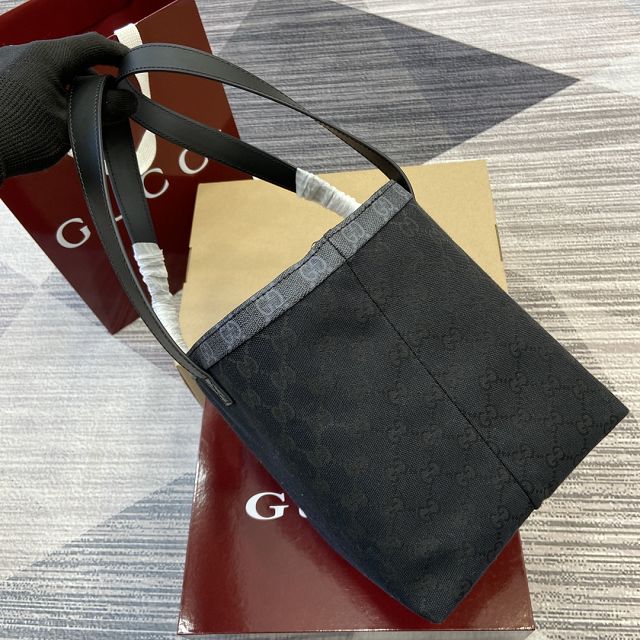 GG original canvas totissima small tote bag 788211 black