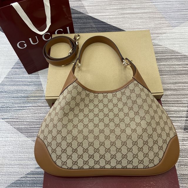 GG original canvas B medium shoulder bag 834981 brown