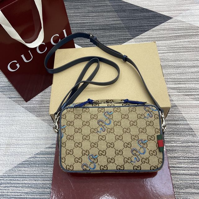 GG original canvas small crossbody bag 834802-2 brown