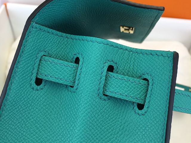 Hermes original epsom leather kelly 25 bag K25-1 vert verone
