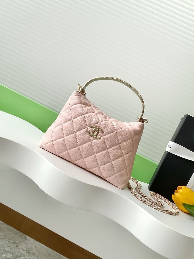 CC original grained calfskin pouch AP4591 pink