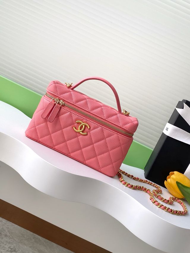 CC original grained calfskin vanity case AP4483 