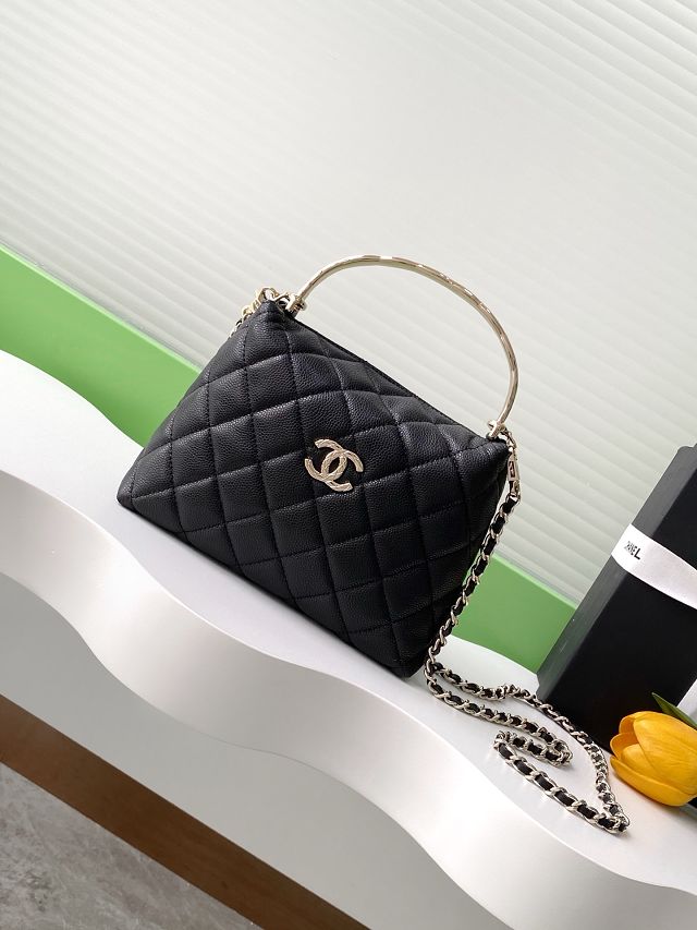 CC original grained calfskin pouch AP4591 black