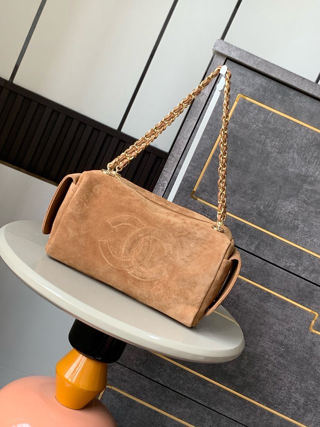 CC original suede bowling bag AS0501 brown