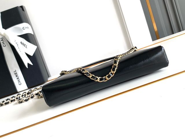 CC original lambskin nano 31 bag AS3656 black&white