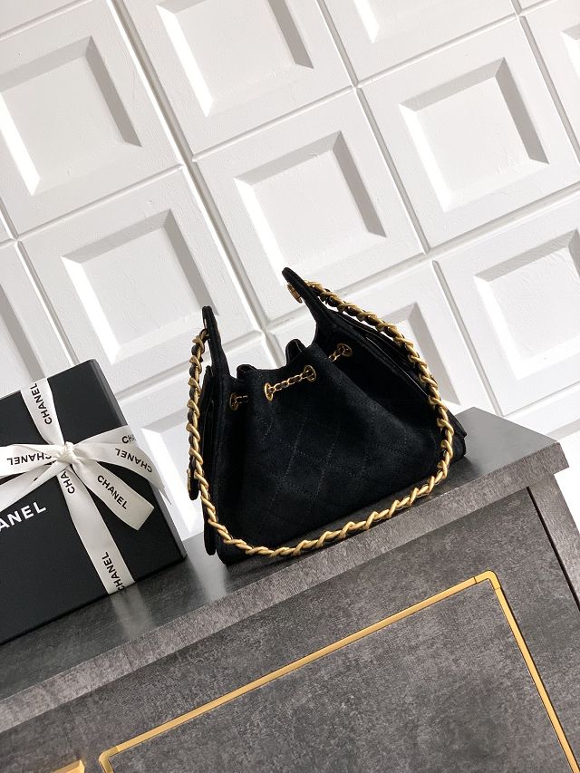 CC original suede 25 mini handbag AS5631 black