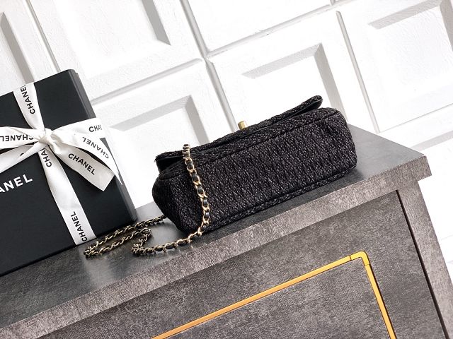 CC original tweed mini flap bag AS5279 black