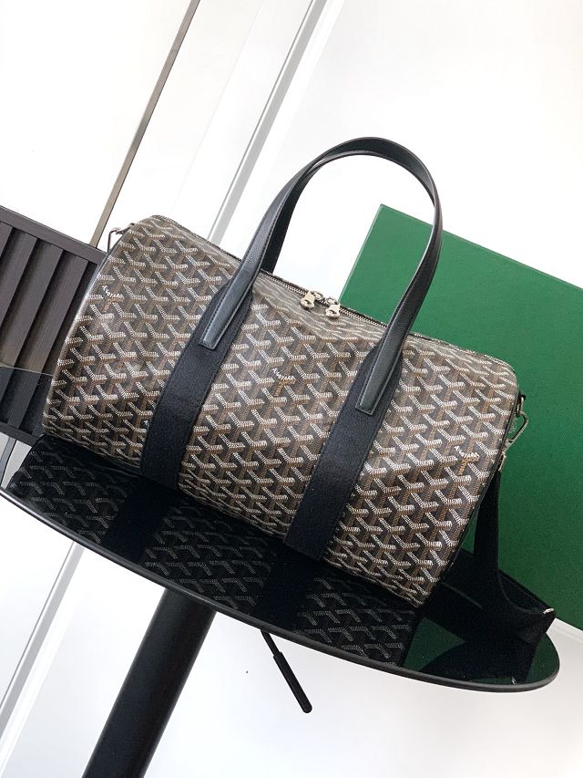 Goyard original canvas barrel 40 sports bag GY0124 black