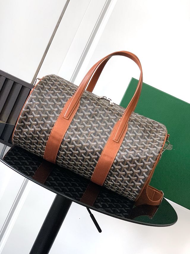 Goyard original canvas barrel 40 sports bag GY0124 brown