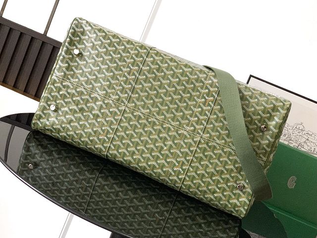 Goyard original canvas boston 50 bag GY0097 khaki