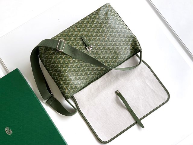 Goyard original canvas capetien messenger bag GY0067 khaki