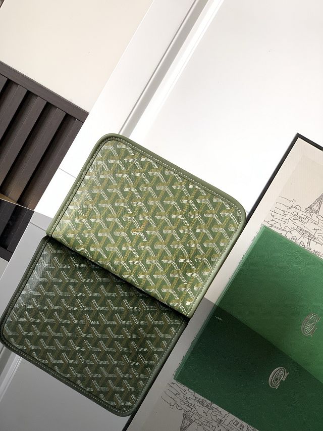 Goyard original canvas clutch GY0008 khaki