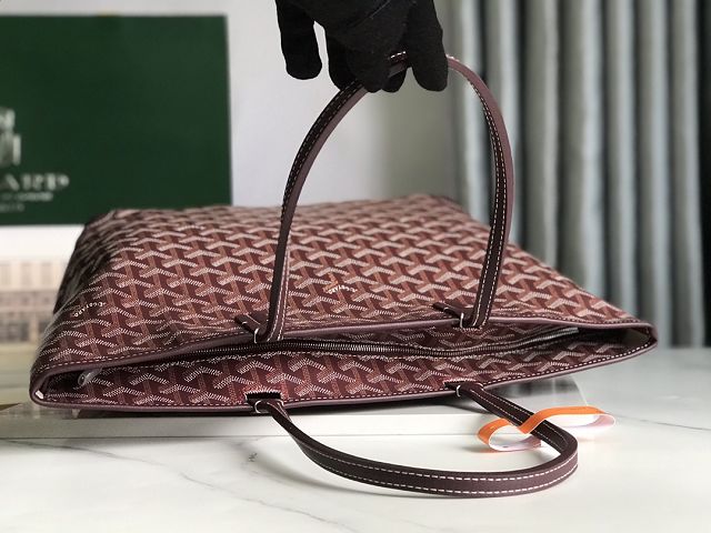 Goyard original canvas artois pm handbag GY0128 bordeaux