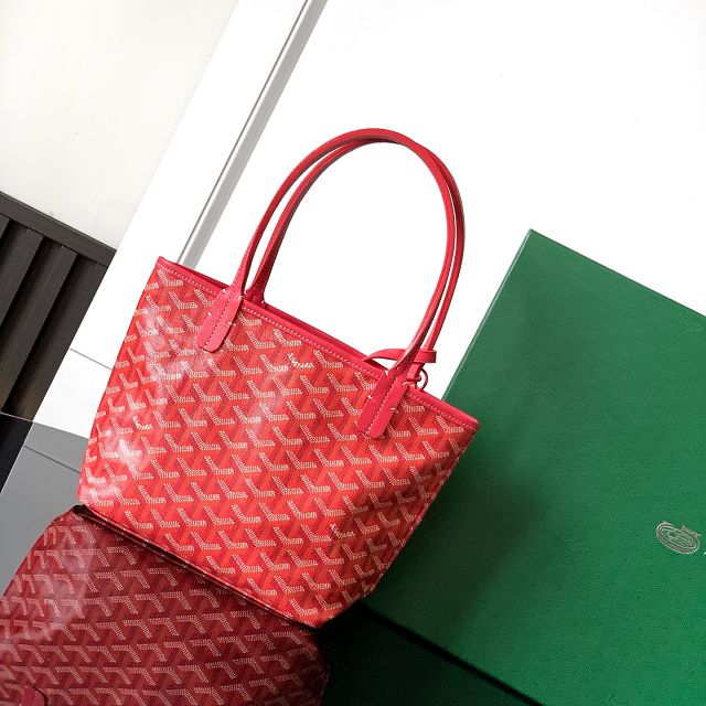 Goyard original canvas anjou mini bag GY0131 fuchsia