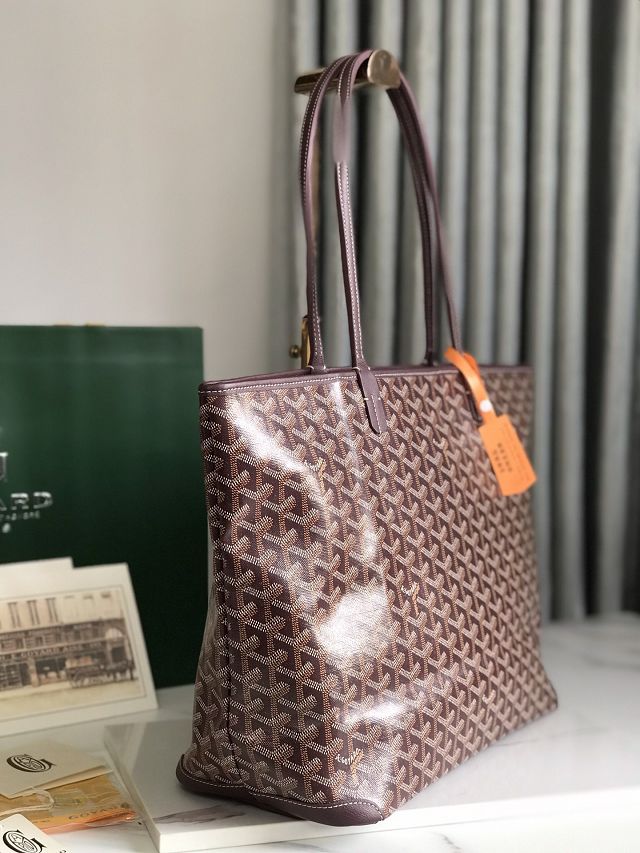 Goyard original canvas artois mm handbag GY0130 bordeaux
