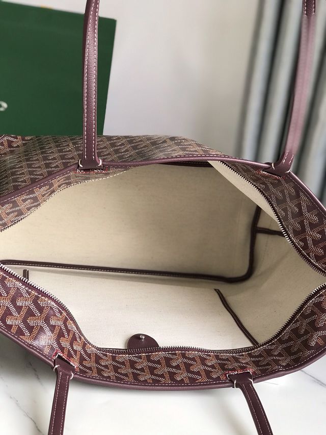 Goyard original canvas artois mm handbag GY0130 bordeaux