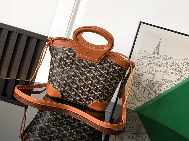 Goyard original canvas beluga mini bag GY0132 brown