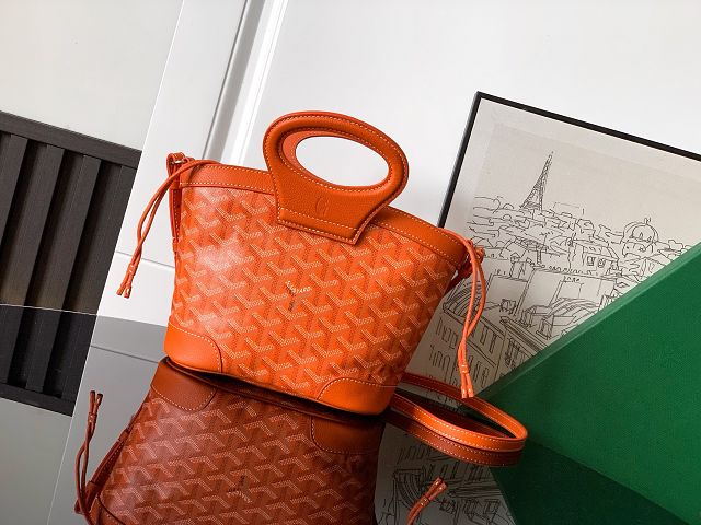 Goyard original canvas beluga mini bag GY0132 orange