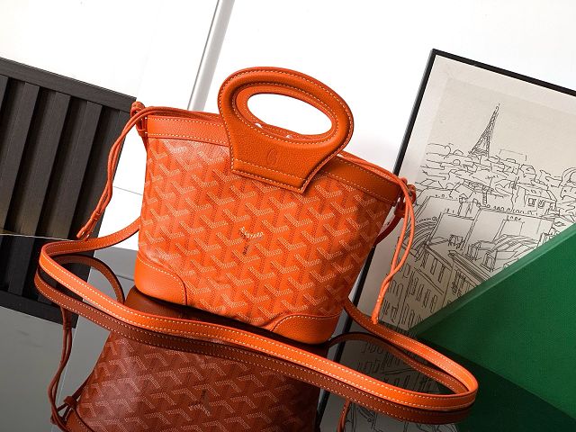 Goyard original canvas beluga mini bag GY0132 orange