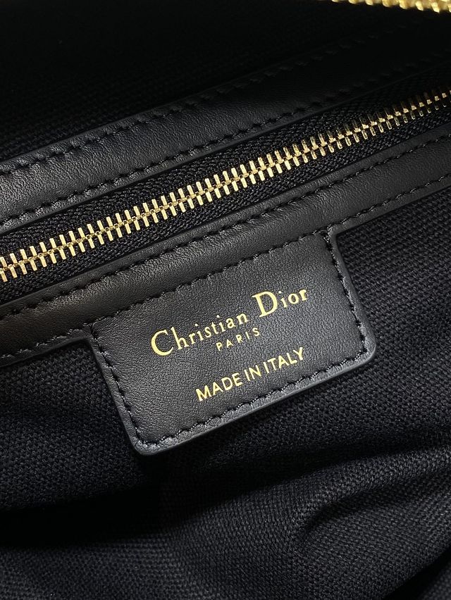 Dior original calfskin medium D-Journey bag M2417 black