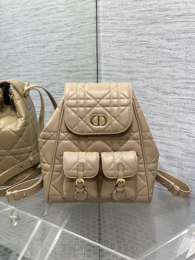 Dior original lambskin medium caro backpack M6301 purple
