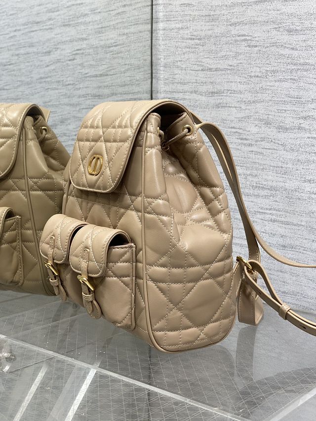 Dior original lambskin medium caro backpack M6301 purple