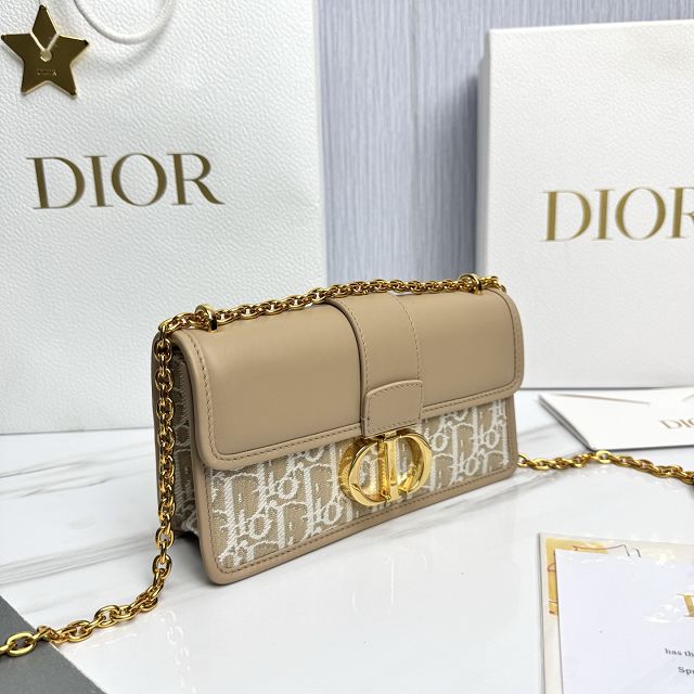 Dior original fabric 30 montaigne east-west bag M9334 natural