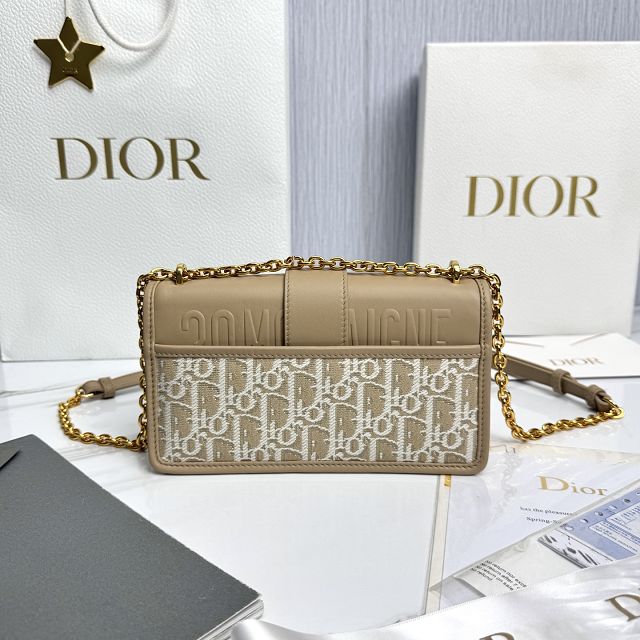 Dior original fabric 30 montaigne east-west bag M9334 natural