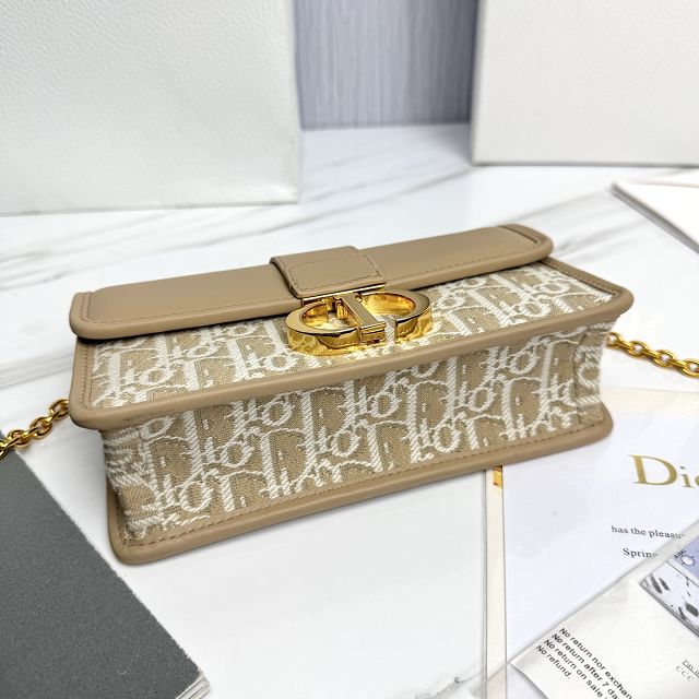 Dior original fabric 30 montaigne east-west bag M9334 natural