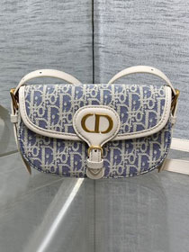 Dior original fabric bobby east-west bag M9327 blue