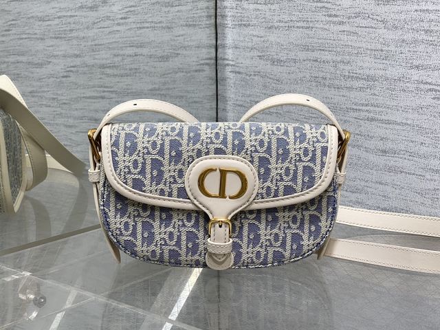 Dior original fabric bobby east-west bag M9327 blue