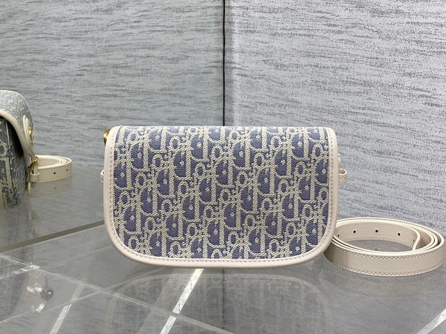 Dior original fabric bobby east-west bag M9327 blue