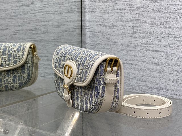 Dior original fabric bobby east-west bag M9327 blue