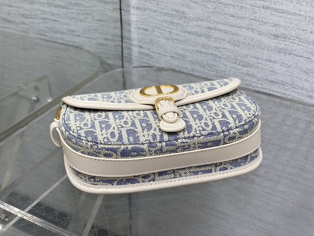 Dior original fabric bobby east-west bag M9327 blue