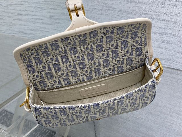 Dior original fabric bobby east-west bag M9327 blue