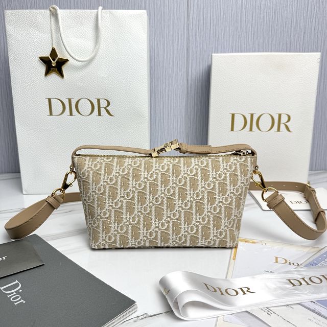 Dior original fabric diortravel nomad pouch S5554 natural