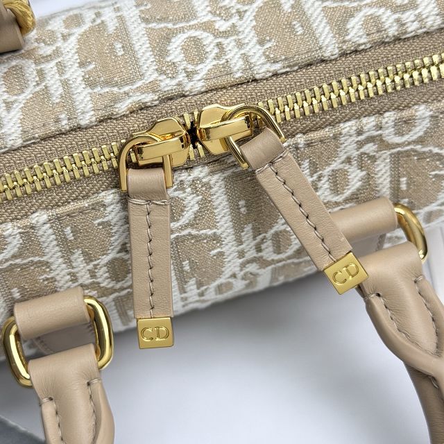 Dior original fabric groove 17 nano bag S4000 natural