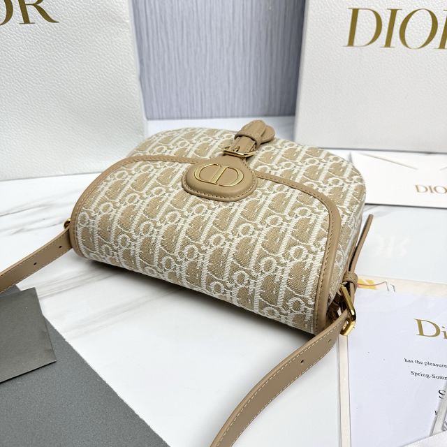 Dior original fabric medium bobby bag M9319 natural