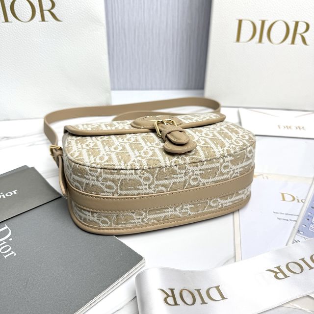 Dior original fabric medium bobby bag M9319 natural