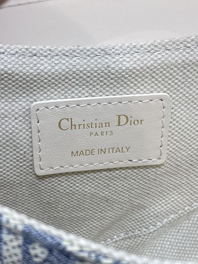 Dior original fabric mini saddle bag M0456 blue