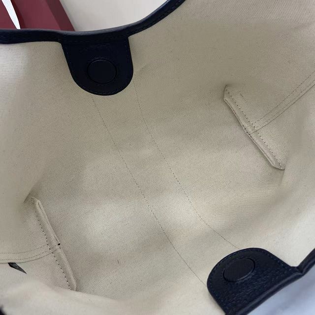 GG original denim giglio small tote bag 860845 blue