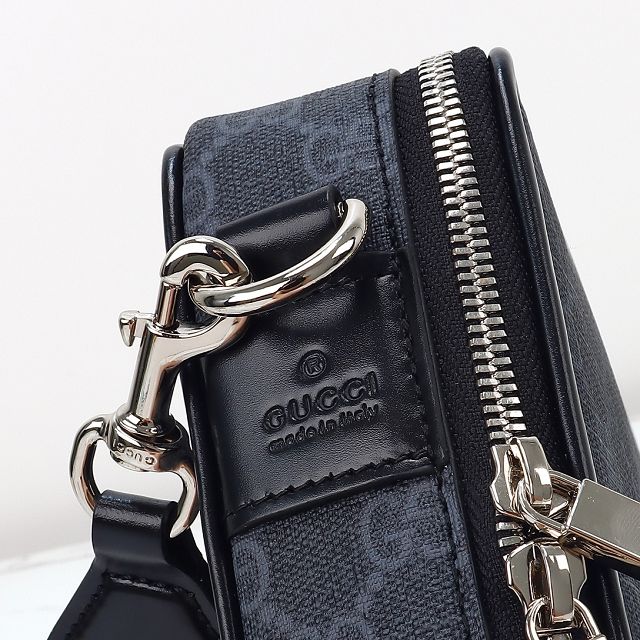 GG original canvas small shoulder bag 792456 black