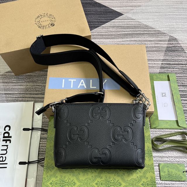 GG original calfskin small messenger bag 761747 black